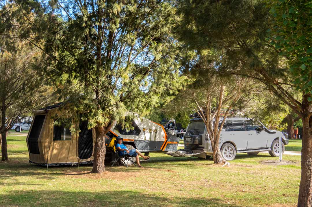 MallacootaCaravanPark TRACK TRAILER